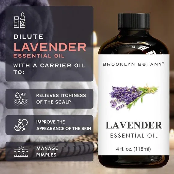 Lavender Essential Oil - Huge 4 Fl Oz - 100% Pure and Natural - Premium Grade wi - Picture 6 of 7